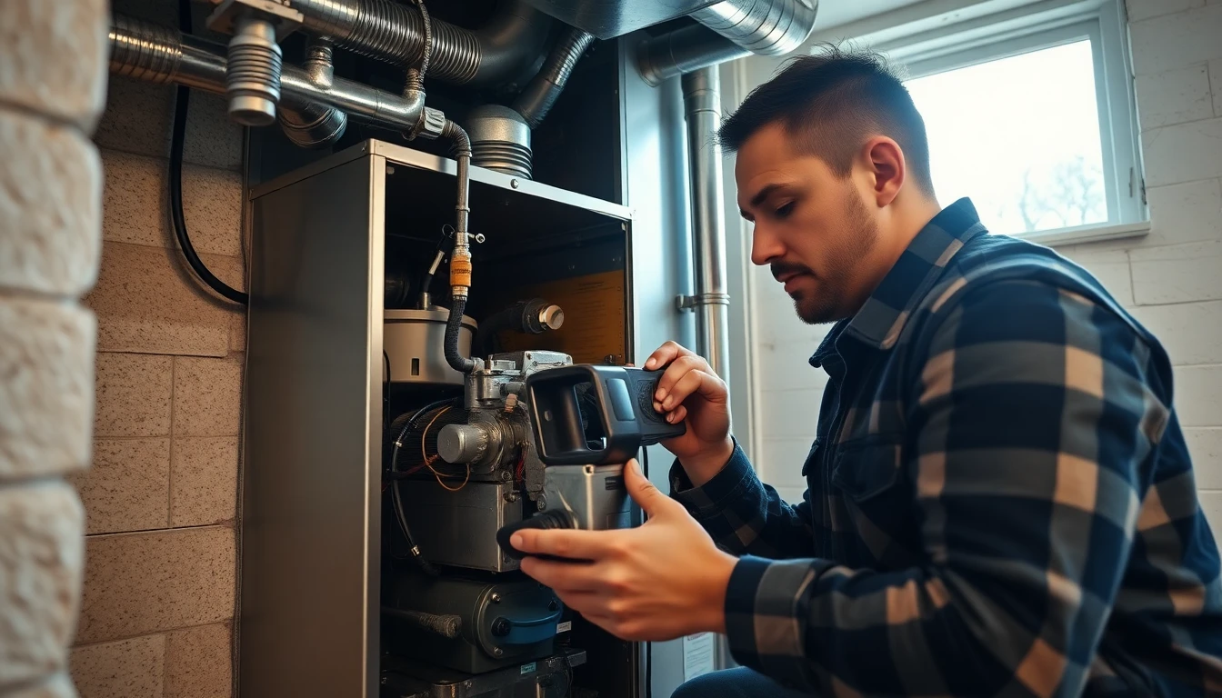 Heating system repair